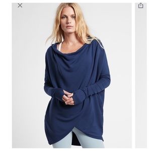 Athleta Purana Wrap Sweatshirt